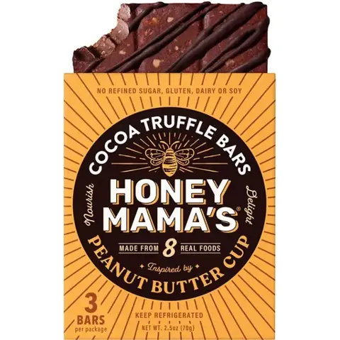 Honey Mama's Peanut Butter Cup Cocoa Truffle Bar