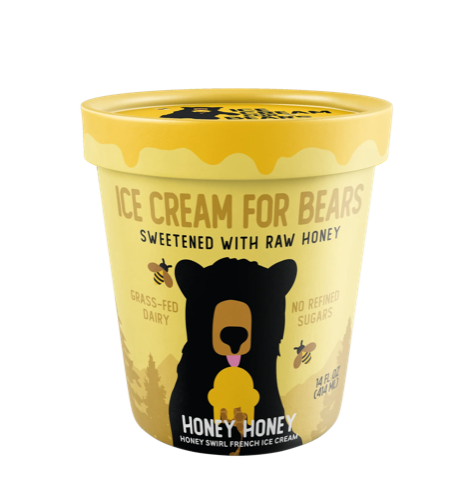Ice Cream for Bears Queen & Bean Vanilla Bean French Ice Cream