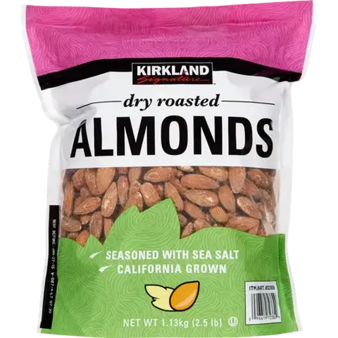 Kirkland Dry Roasted Unsalted Almonds