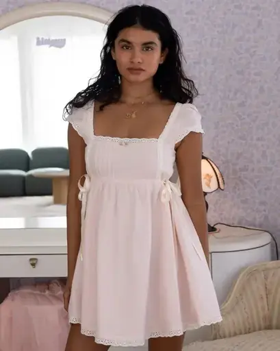 Kitteny Cordelia Dress Pink