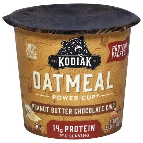 Kodiak Oatmeal Power Cup Peanut Butter Chocolate Chip