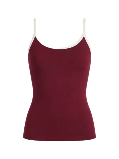 Layere Organic Cotton Racerback Tank With Built-In Bra
