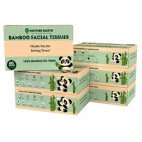 MOTHER EARTH 100% Bamboo Facial Tissues Unscented