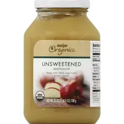 Meijer Organic Unsweetened Applesauce