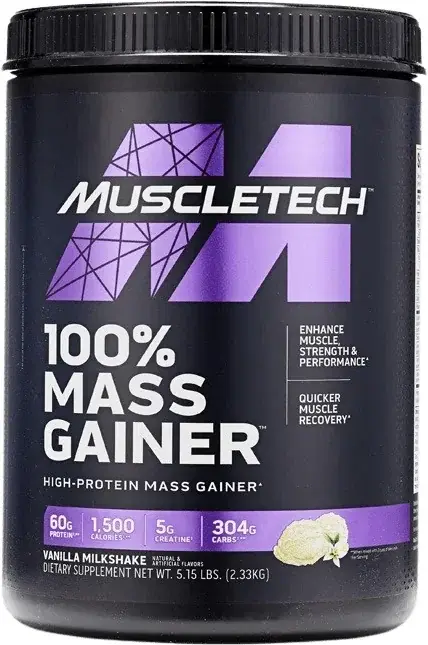 MuscleTech 100% Mass Gainer Vanilla Milkshake