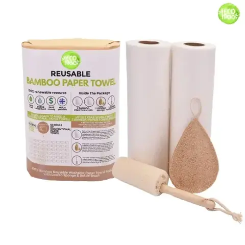 OOBOO Sustainable Bamboo Paper Towels
