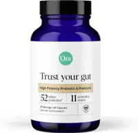 Ora Trust Your Gut Daily Essential Probiotic & Prebiotic Glass Bottle