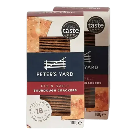 Peters Yard Fig & Spelt Sourdough Crackers
