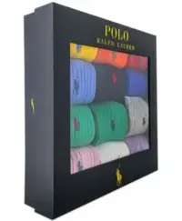 Polo Ralph Lauren Men's Crew Socks 15 Pair Box