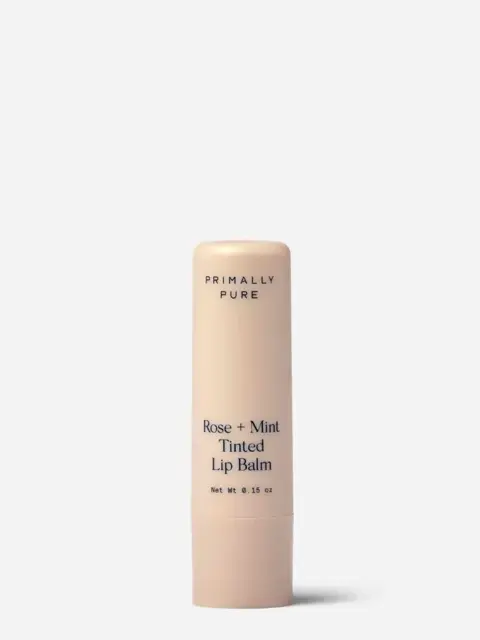 Primally Pure Rose + Mint Tinted Lip Balm