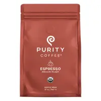 Purity Coffee Espresso Medium Roast, Whole Bean