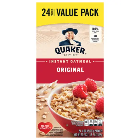 Quaker Oats Instant Oatmeal Original Value Pack