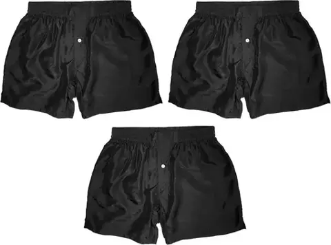 Quince Men's 100% Washable Silk Boxer Black