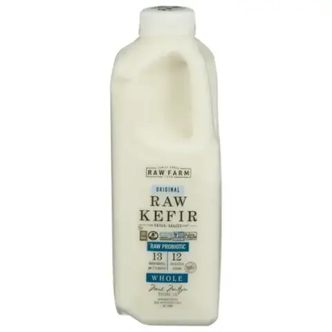 Raw Farm Vanilla Raw Kefir plastic bottle