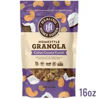 Reduced sugar granola cashew coconut crunch