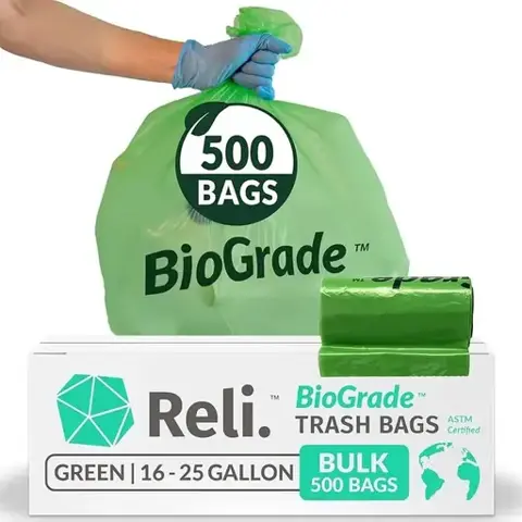 Reli. BioGrade Biodegradable 16-25 Gallon Trash Bags