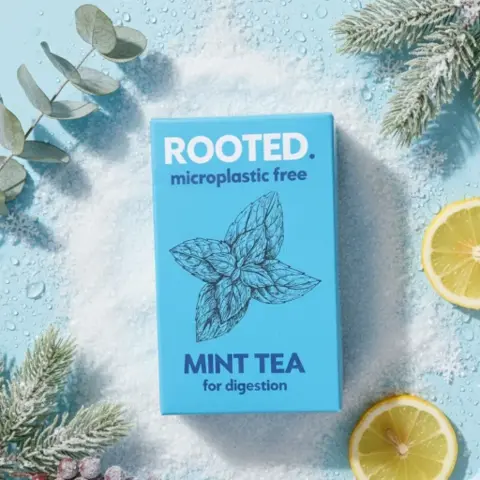 Rooted Organic Mint Tea (Microplastic Free)
