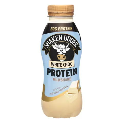 Shaken Udder White Choc Protein Milkshake