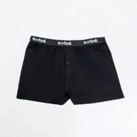 Sorted Organic Cotton Boxers Black