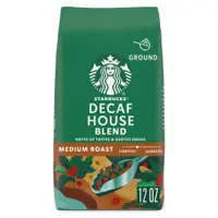 Starbucks Decaf House Blend Medium Roast Ground Coffee