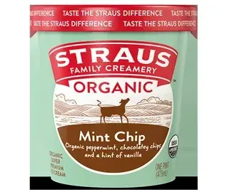 Straus Family Creamery Organic Mint Chip Ice Cream