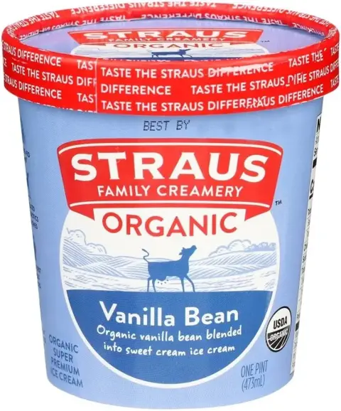 Straus Family Creamery Organic Vanilla Bean Ice Cream