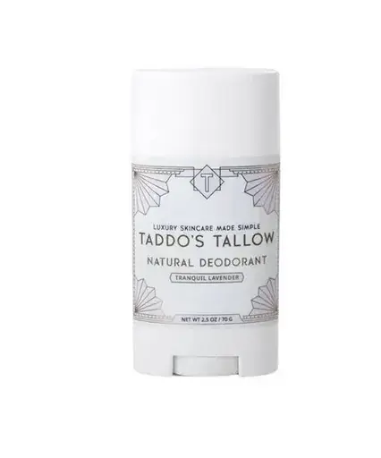 Taddo's Tallow Natural Deodorant Tranquil Lavender