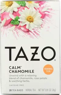 Tazo Calm Chamomile Herbal Tea (20ct filterbags)