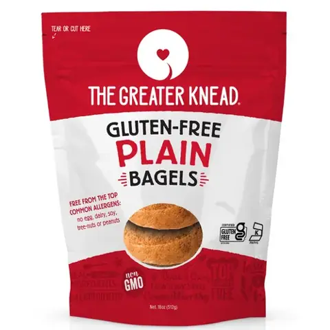 The Greater Knead Plain Gluten Free Bagel