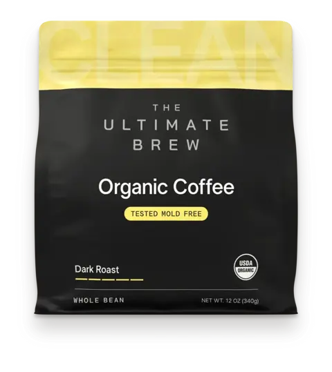 The Ultimate Brew Organic Coffee Dark Roast, Whole Bean