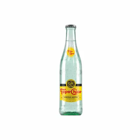 Topo Chico Sparkling Mineral Water Glass Bottle