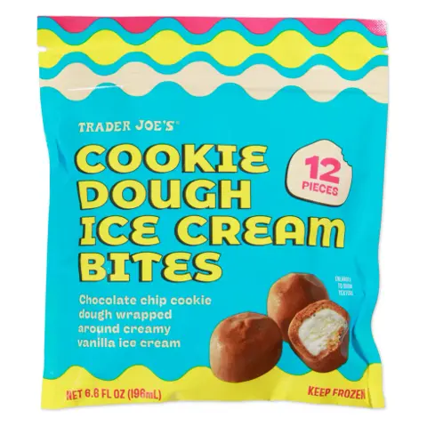 Trader Joe's Cookie Dough Ice Cream Bites
