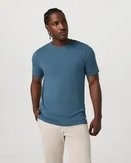 Vuori Mens Tuvalu Tee Pool Blue