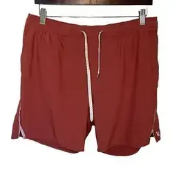 Vuori The Rise The Shine Shorts Maroon