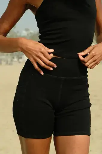 Wayvewear High-rise Biker Shorts 100% Merino Wool