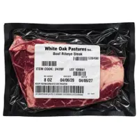 White Oak Pastures Beef Ribeye Steak