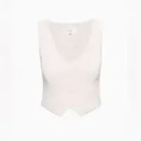 Wilfred Cropped V-Neck Vest Aritzia
