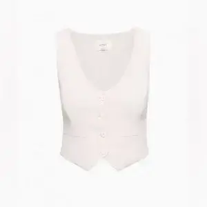 Wilfred Cropped V-Neck Vest Aritzia