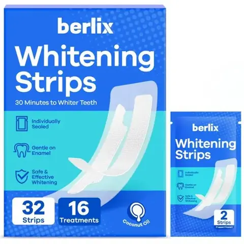 berlix Whitening Strips Coconut Oil