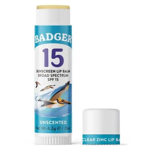 Badger BROAD SPECTRUM SPF 15 Lip Balm