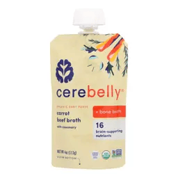 Cerebelly Carrot & Beef Bone Broth Purees