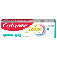 Colgate Total Active Prevention Toothpaste Fresh Mint