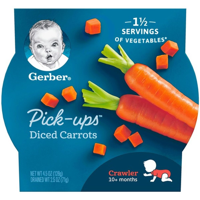 Gerber Diced Carrots Veggie Pick-Ups