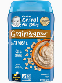 Gerber Cereal Grain & Grow Oatmeal
