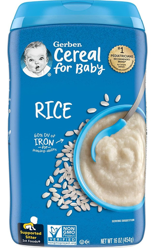 Gerber Rice Single Grain Cereal