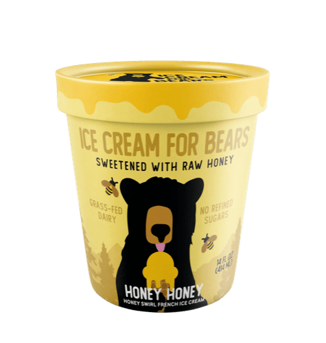 Ice Cream for Bears Honey & Honey Honey Swirl French Ice Cream