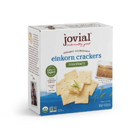 Jovial Crackers, Organic Einkorn Sourdough, Rosemary