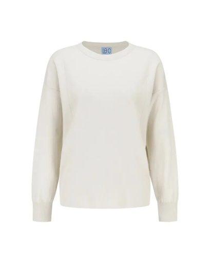 LE CASHMERE Women Basic Crewneck
