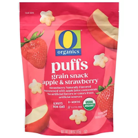 O Organics Puffs Apple Strawberry
