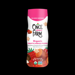 Once Upon A Farm Puffs Strawberry, Coconut & Sweet Potato